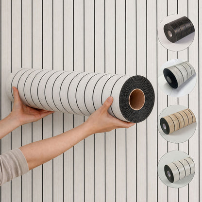 40cm x 300cm, 3D wood-effect removable wall decal roll, suitable for home renovation, decorative upgrades, compact sizes and versatile applications